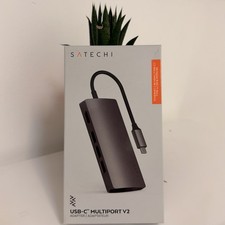 New Satechi USB-C Multiport V2 Adapter 4K with Ethernet ST-TCMA2M Space Gray picture