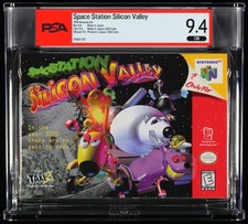 Space Station Silicon Valley N64 Nintendo 64 CIB Complete PSA Graded 9.4 DMA picture