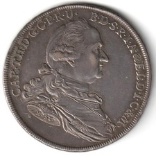 1778 Germany Bavaria Thaler Madonna & Child Large Silver Nice  picture