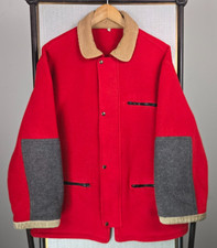 FAY Womens Medium VTG Italy Made Chore Coat 300 Series Polartec Fleece Jacket picture