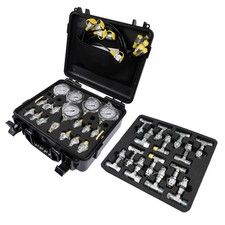 60MPa Hydraulic Pressure Test Kit 13 Test Couplings 14 Tee Connectors 5 Gauges picture