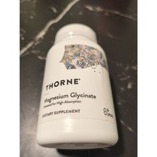 1 Pack - THORNE Magnesium Glycinate, Chelated Magnesium Supplement, 90 Capsules picture
