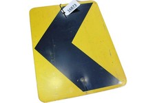 Authentic Road Sign CHEVRON TRAFFIC ARROW Real Street Vintage picture