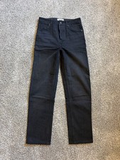Reformation Cynthia High Rise Straight Jeans Black Size 28 Inseam 30 Worn Once picture