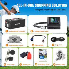 48V 105Ah Lithium Golf Cart Battery for Golf Carts, Club car, UTV, Yamaha, EZGO picture