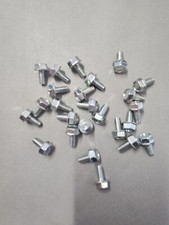 Flange Bolt, Class 4.8  Zinc FT, M6 x 1.0 x 12 mm Length,(25) picture