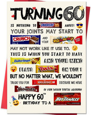Funny 60Th Birthday Card, Happy 60Th Birthday Gifts for Women Men, Cool 60 Year picture