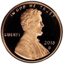 2018-S Proof Lincoln Shield Cent 1C picture