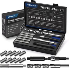 M8x1.0  Metric Thread Repair Kit, with HSS Drill, M11 X 1.25, Black M8x1.0 picture