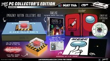 Among Us PC Limited Edition with Emergency Red Push Button and Extras RARE picture