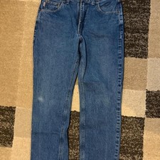 Carhartt B18 DST Traditional Fit Jeans Size 34x30 Blue Denim picture