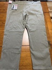 NWT Wrangler #11850 Men's Technician Relaxed Fit Pants Taupe Size 52x32 Stretch picture