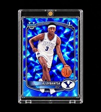 AJ DYBANTSA ROOKIE BLUE SAPPHIRE REFRACTOR 1st Bowman Chrome Topps BYU Cougars picture