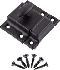 Large Stamped Oil Rubbed Bronze Cabinet Door Latch - 2 1/8
