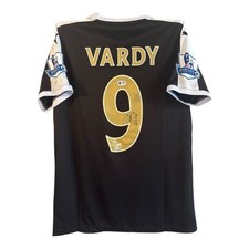 Jamie Vardy Signed Shirt ACG Authentication PROOF Leicester JERSEY 15/16 Away picture