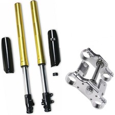45/48mm 735mm Front Forks Shock Triple For 17'' 14'' Wheel Pit Bike 125cc 150cc  picture