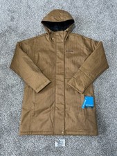 Columbia Portland Point Parka Brown Waterproof Omni-Heat Rain Jacket Coat Large picture