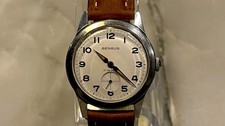Vintage 1950s Benrus 17J Manual Wind Watch 33mm - Running picture