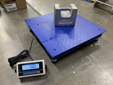 NTEP 1000 lb 0.2 lb 2'x2' Heavy Duty Floor Scale industrial warehouse picture