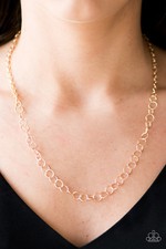 Paparazzi Necklace - Try On For Size - Gold picture