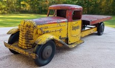 Vintage 1940's HTF Rare Structo Toys Flatbed Stake Side Truck Freeport, Illinois picture