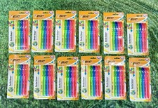(12) Five Pack BiC Brite Liner Highlighter, Assorted Colors 90837 TOTAL OF 60 picture