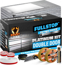 FULLSTOP Platinum Garage Door Insulation Kit - 16X8 & 16X7 Ft Double Garage Door picture