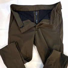 lululemon Commission Men's 29 Green Slim Tapered Chino Pants Flat Front picture