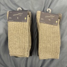 Universal Thread Women’s Waffle Cotton Blend Crew Socks 6 Pair, Fits Size 4-10 picture
