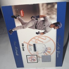2002 Fleer Don Mattingly 081/100 Through The Years Dual Patch Yankees Jersey picture