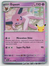 Espeon 069/128 Common ME: 30th Celebration Pokemon Holo Near Mint picture