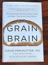Grain Brain: The Surprising Truth about Wheat, Carbs, and Sugar--Your Br - GOOD picture