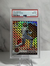 2021 Panini Mosaic - NFL Debut Ja'Marr Chase #247 Mosaic Prizm (RC) PSA 8 picture