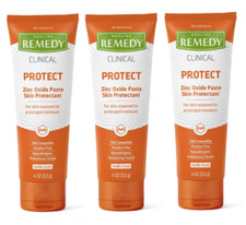 Medline Remedy Clinical Z-Guard Skin Protectant Paste, 4oz Tube - Pack of 3 picture