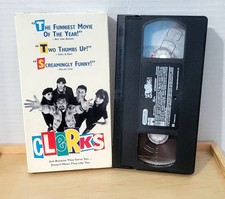 Clerks VHS 1995 Kevin Smith Jay Silent Bob Cult Classic Clean picture