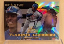 1999 Flair Showcase ROW 1 27 Vladimir Guerrero Expos Refractor RARE ICONIC /1500 picture