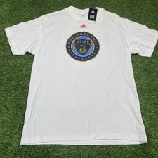 Philadelphia Union Soccer Adidas Shirt Mens Large Breast Cancer MLS NWT DEFECT* picture