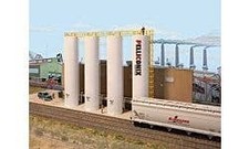 Walthers Cornerstone 933-4146 HO Plastic Pellet Plant Background Kit picture
