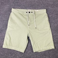 Kato by Hiroshi Kato The Clip Shorts Mens 38 Green Stretch Cotton Twill USA Made picture