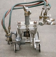 KOIKE MANUAL PIPE CUTTING BEVELING MACHINE TRACK w/ TORCH  picture