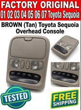 OEM 01 02 03 04 05 06 07 Toyota Sequoia Dome Reading Lamp Light Panel Brown✅ picture