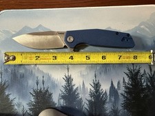 Kershaw Knives Lucid Frame Lock 2036 Dark Blue Stainless Pocket Knife NEW IN BOX picture