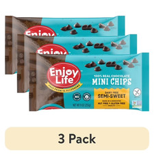 (3 pack) Enjoy Life Semi-Sweet Mini Chips, Dairy Free Chocolate Chips, 9 oz picture