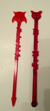 Vintage Machus Red Fox Restaurant Swizzle Sticks Stirrers  Detroit  Lot of 2 picture