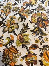 Vintage Floral Bed Coverlette King Festive Fall Colors Cotton Multicolor Boho picture