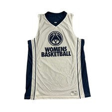 YBA Shirts BYU Womens Basketball Jersey Adult Small White Navy Blue Excellent picture