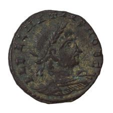Roman Empire Delmatius 335-337 AD Follis Rome Mint Ancient Coin Coin RIC 69 picture