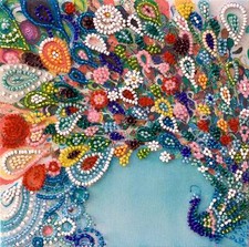 Abris Art Mini Bead embroidery kit - Colored tail AM-187 picture