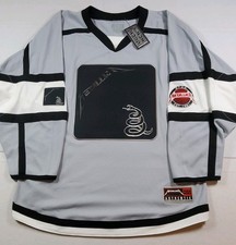 Puck Hcky Metallica The Black Album Hockey Jersey Men's Size Small Black Grey picture