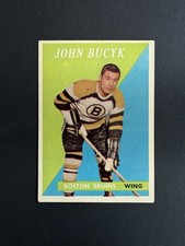 1958-59 TOPPS JOHNNY BUCYK #40 BRUINS EXMT picture